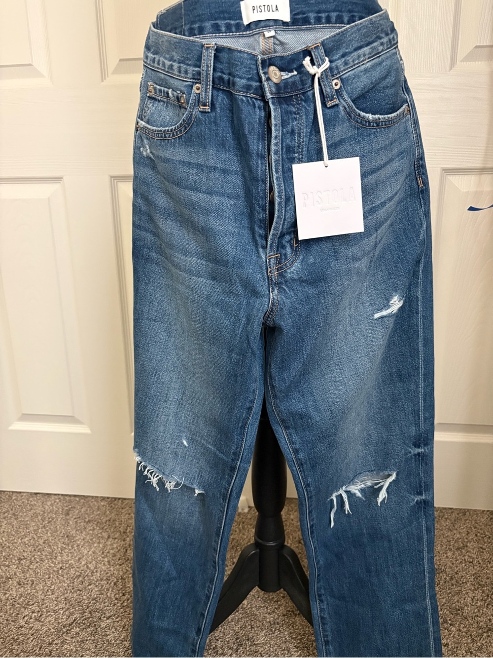 Pistola Distressed Blue Jeans